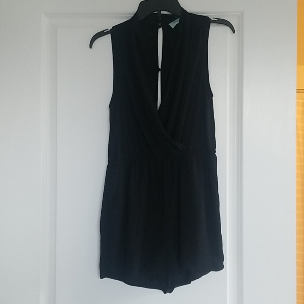 Lily Rain Black Romper - Picture 1 of 5